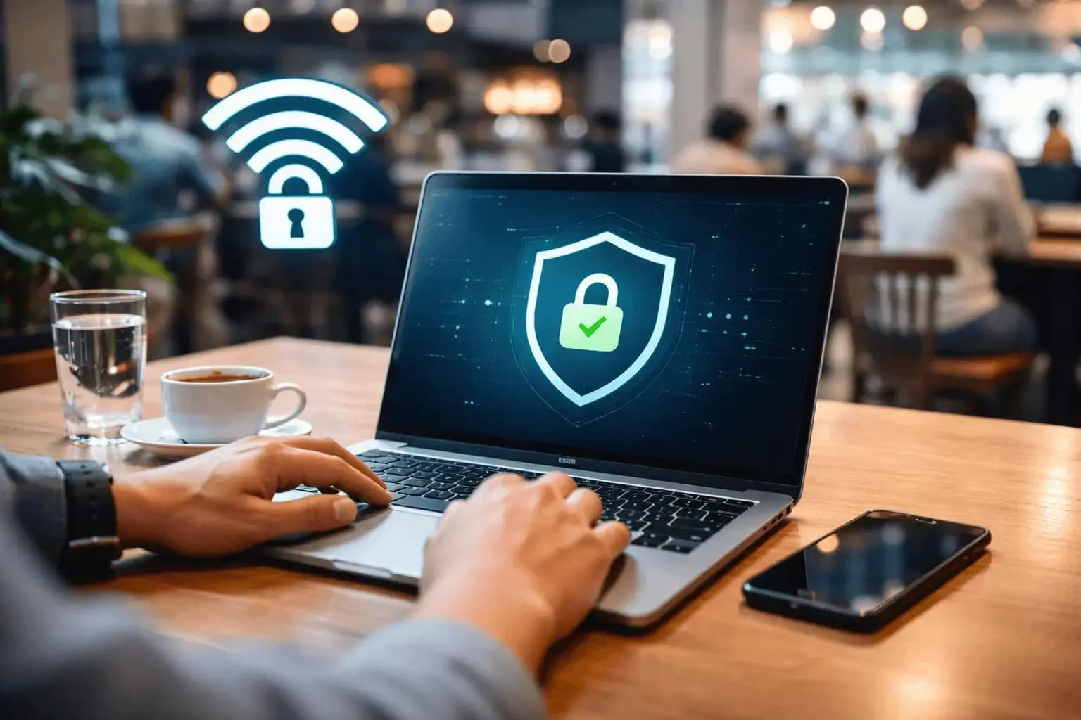 Safer on public Wi-Fi